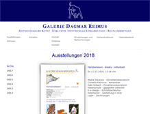 Tablet Screenshot of galerie-dagmar-reimus.de